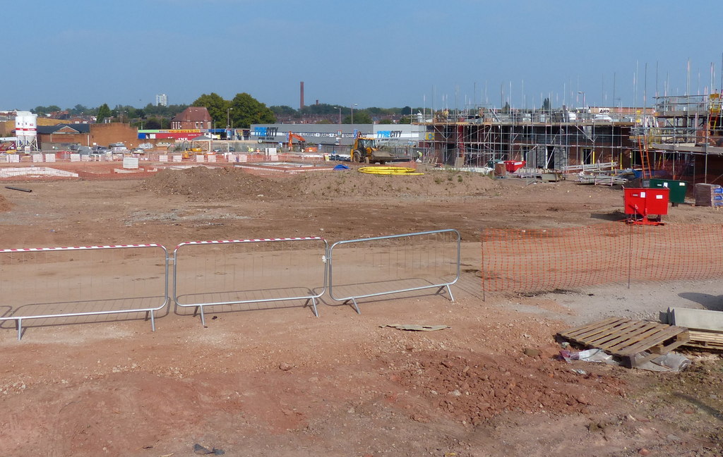 New housing construction site